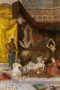 A Musical Interlude in the Harem - Fabbio Fabbi (1861-1946)