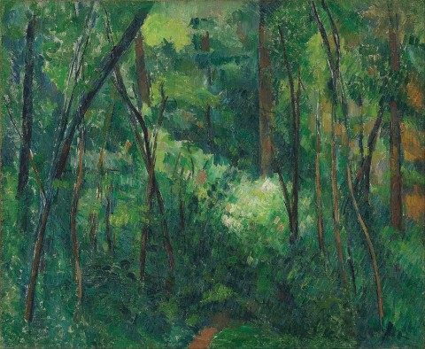 Paul_Cézanne_-_Interior_of_a_forest_-_Google_Art_Project