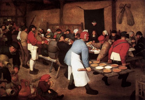 Pieter_Bruegel_the_Elder_-_Peasant_Wedding_-_WGA3491