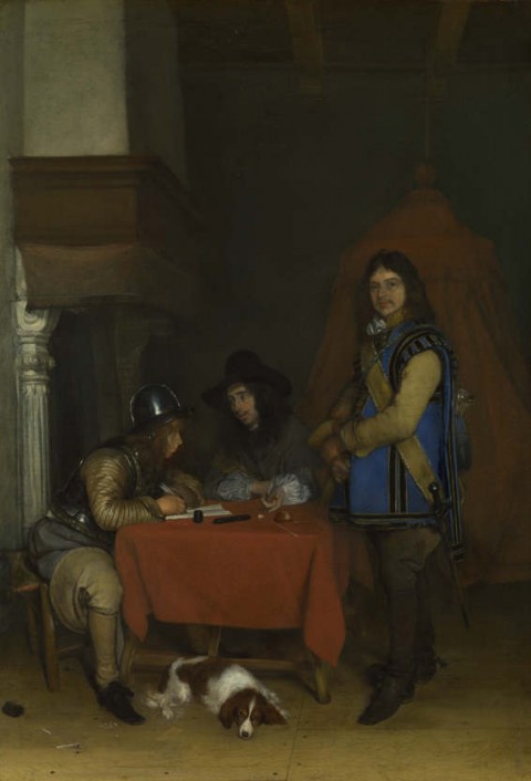 An-Officer-dictating-a-Letter-1655-58-Gerard-ter-Borch