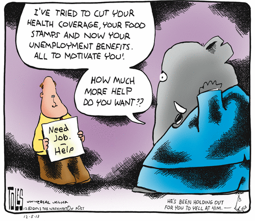 gop helps the unemployed toles