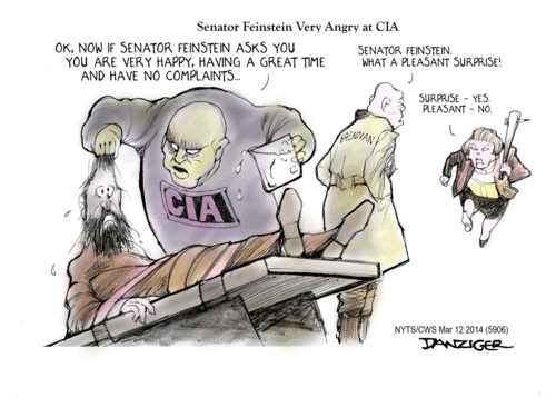 cia makes feinstein angry danziger