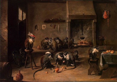 David_Teniers_(II)_-_Apes_in_the_Kitchen_-_WGA22060