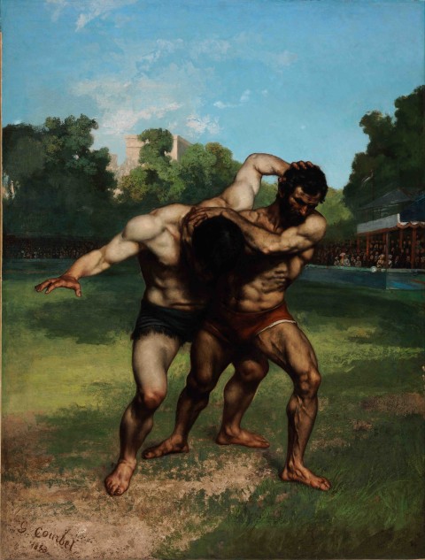 Gustave_Courbet_-_The_Wrestlers_-_Google_Art_Project