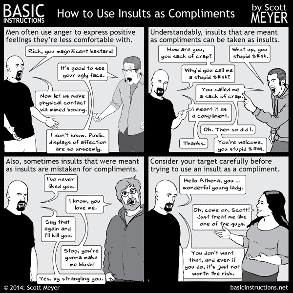 basic male compliments