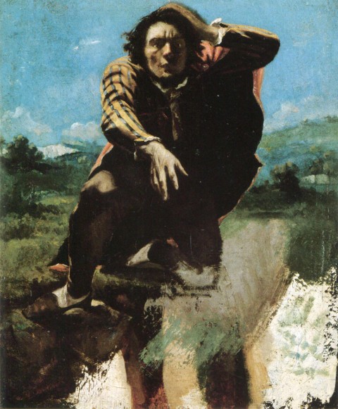 The_Man_Made_Mad_with_Fear_by_Gustave_Courbet