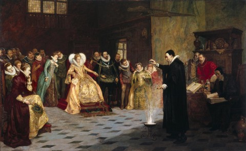 Glindoni_John_Dee_performing_an_experiment_before_Queen_Elizabeth_I