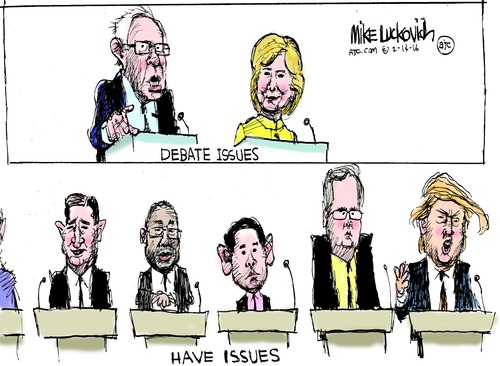 gop debate issues have issues luckovich