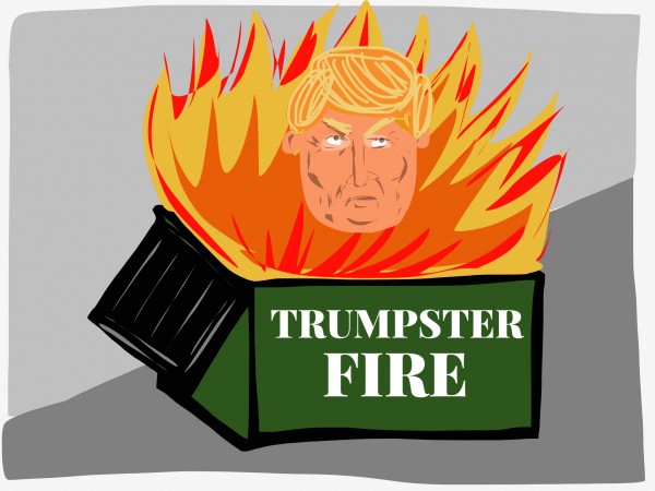 trumpster fire