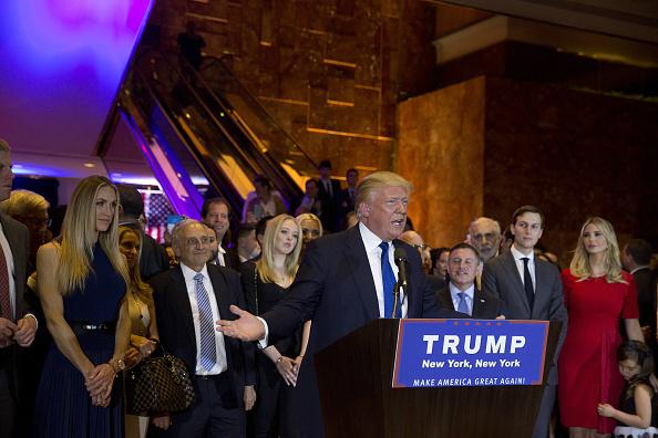Presidential Candidate Donald Trump Speaks At New York Election Night Event