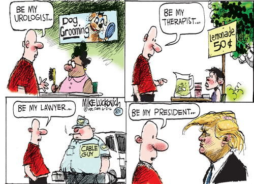 Trump is the "id" Trump-be-my-urologist-luckovich