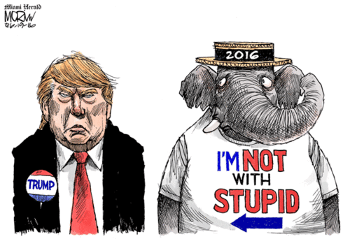 trump gop not with stupid morin