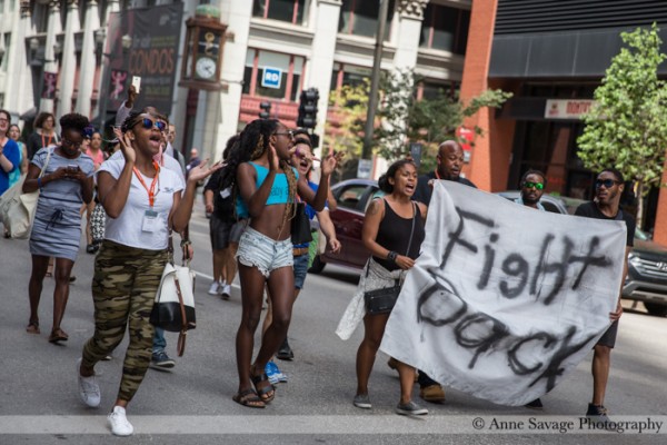 netroots nation st louis BLM protest