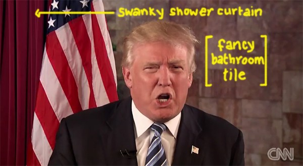 trump bathroom address