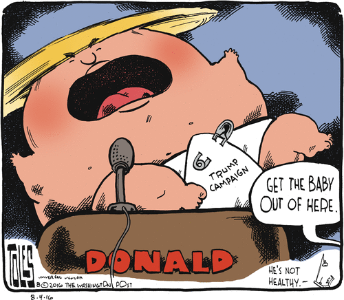 trump get the baby out toles