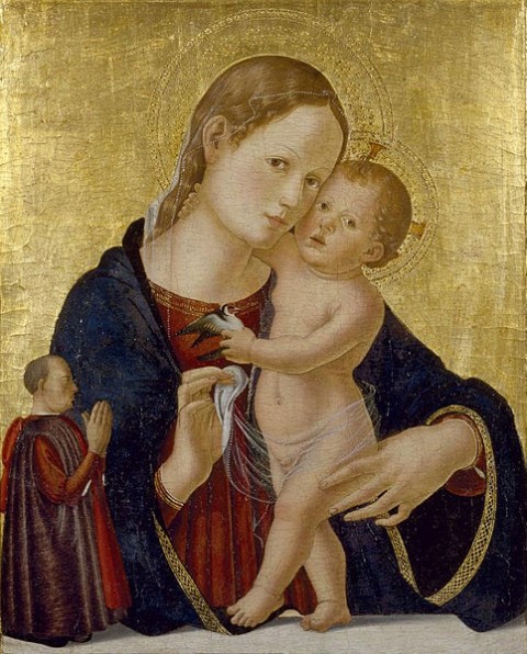Antoniazzo_Romano_-_Virgin_and_Child_with_Donor_-_Google_Art_Project