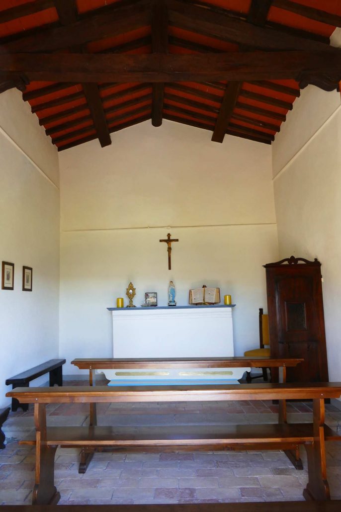 1000087 Ancient Church interior on Riserva di Fizzano estate