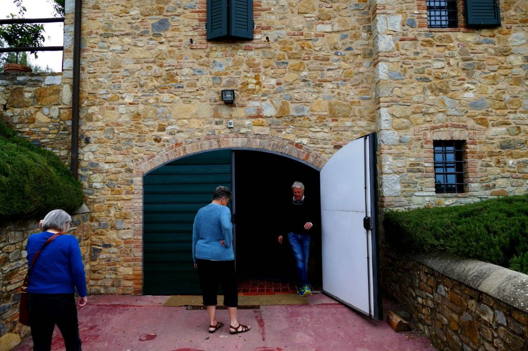 1000210 Entrance to wine cellars at Tenuta Casa Nova