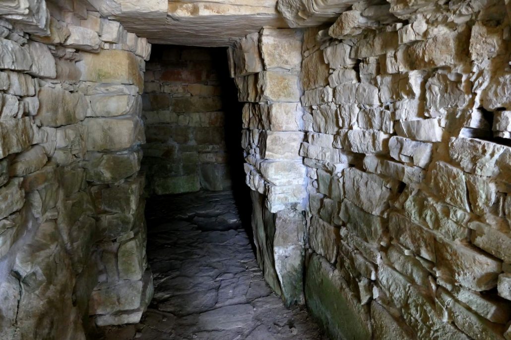 1000449 Corridor into burial room in Etruscan tomb complex