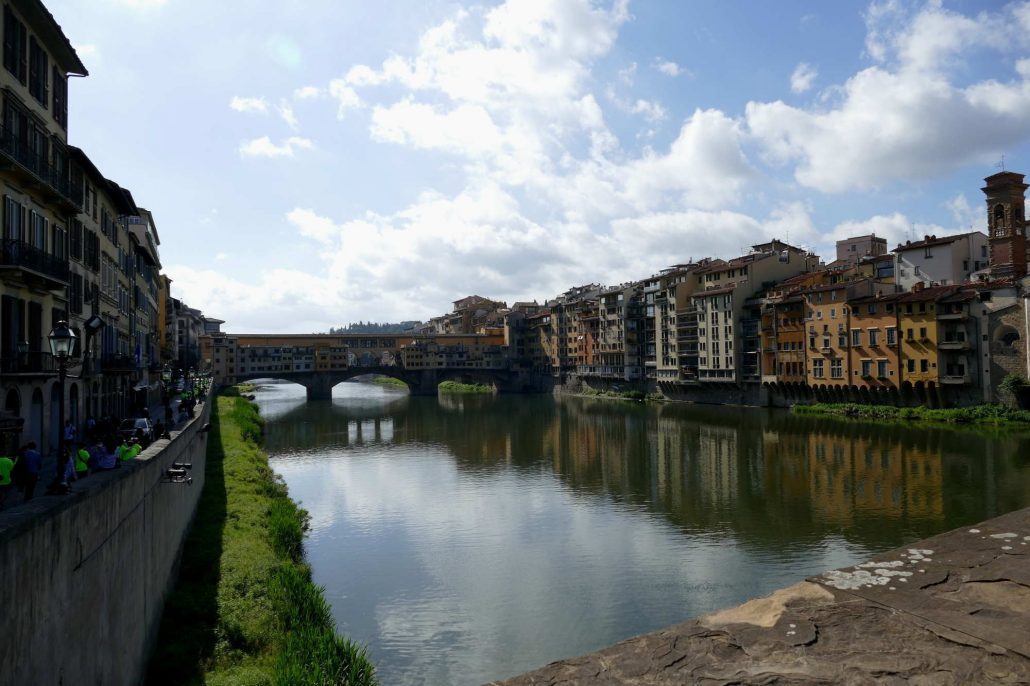 1000601 Famous Ponte Vecchio Bridge with buildings and upper story in Dan Brown fiction