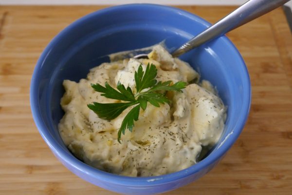 bowl of yummy potato salad