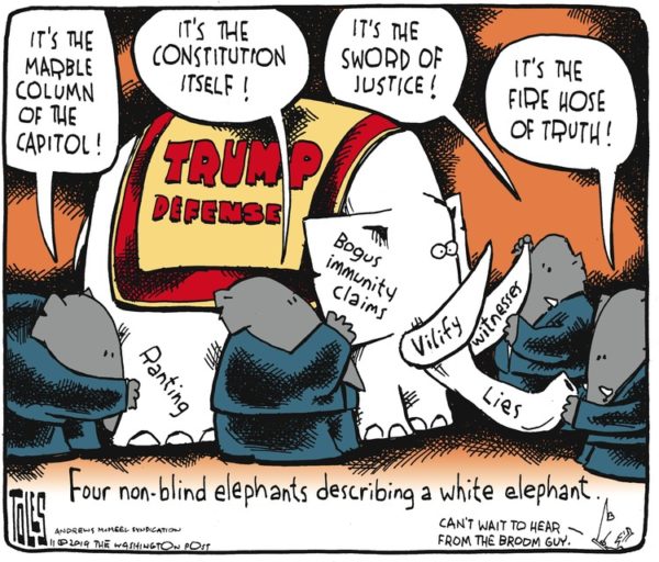trump is the gop's white elephant - tom toles