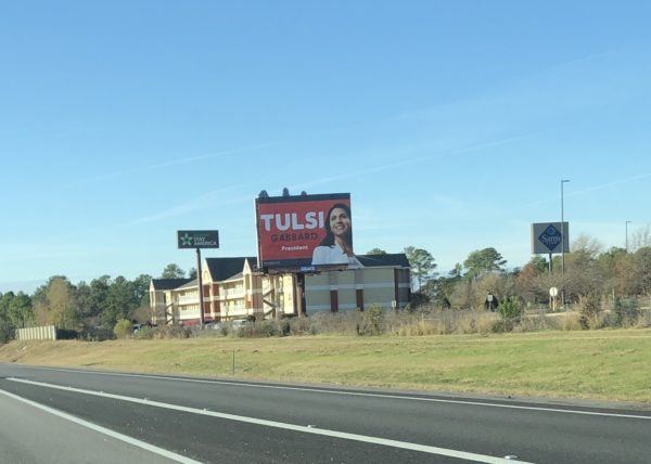 tulsi gabbard billboard