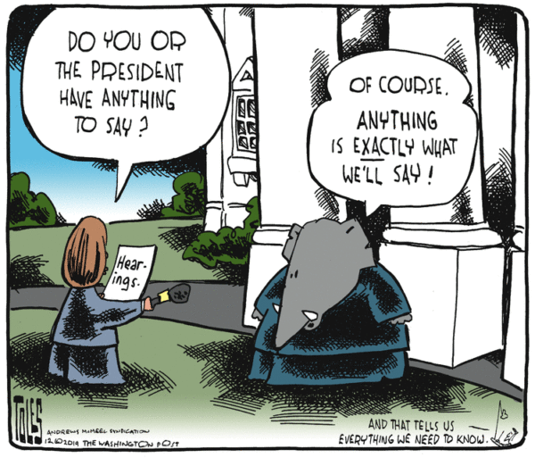 gop will say anything for trump - tom toles