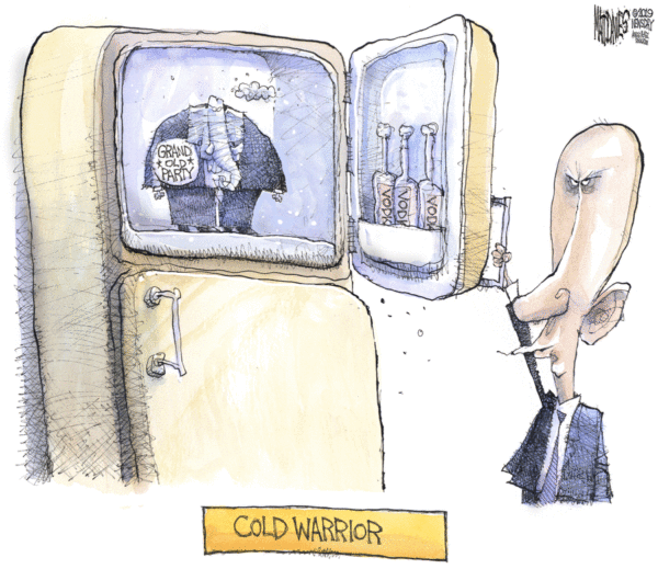 cold warrior putin has gop on ice - matt davies