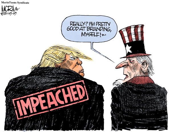 Trump brand is impeachment - Jim Morin