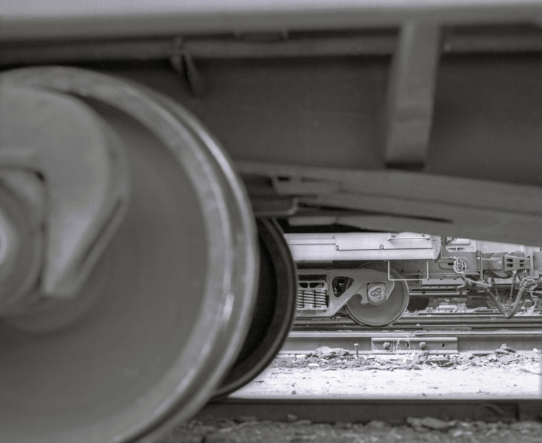 On The Road - Steve from Mendocino - Los Angeles train yard 2