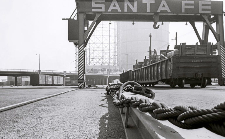 On The Road - Steve from Mendocino - Los Angeles train yard 1