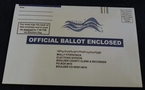 Open Thread: Voting By Mail 1