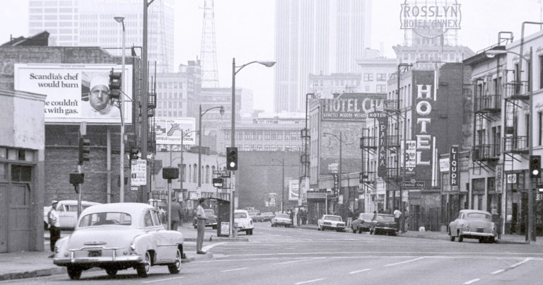 On The Road - Steve from Mendocino - Downtown Los Angeles late 60's 3