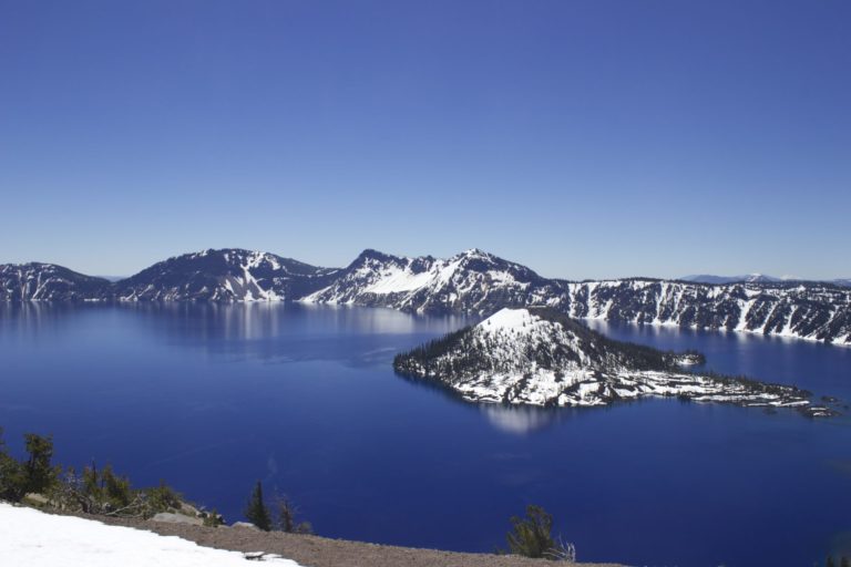 On The Road - randy khan - Mirror, mirror - Crater Lake National Park 1