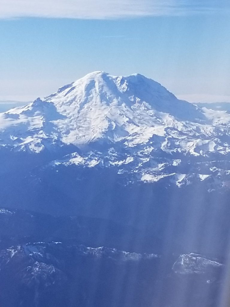 On The Road - Yutsano - Mount Rainier from the Air 3