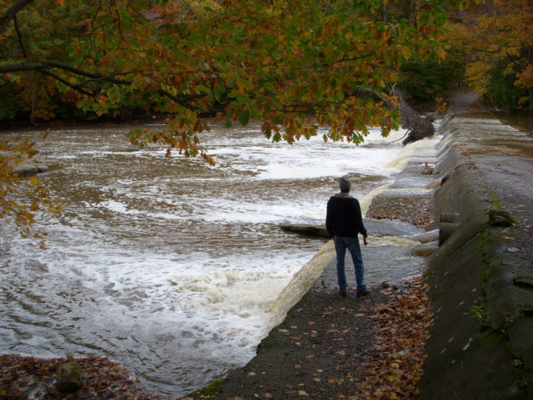 On The Road - JanieM - Fall Color Part IV - Trees and Water 9