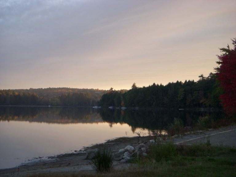 On The Road - JanieM - Fall Color Part IV - Trees and Water