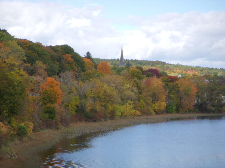 On The Road - JanieM - Fall Color Part IV - Trees and Water 8