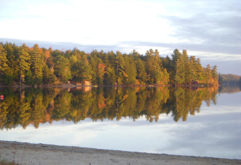 On The Road - JanieM - Fall Color Part IV - Trees and Water 2