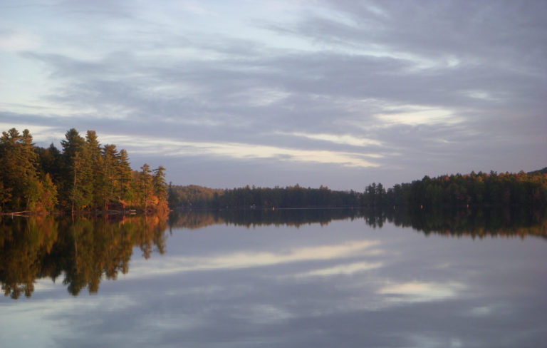 On The Road - JanieM - Fall Color Part IV - Trees and Water 1