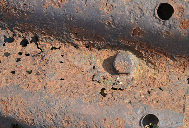 On The Road - Mike in Oly - Texture & Pattern in Nature: Metal 5