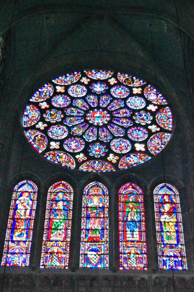 On The Road - MollyS - Paris to Chartres — the cathedral's interior 9