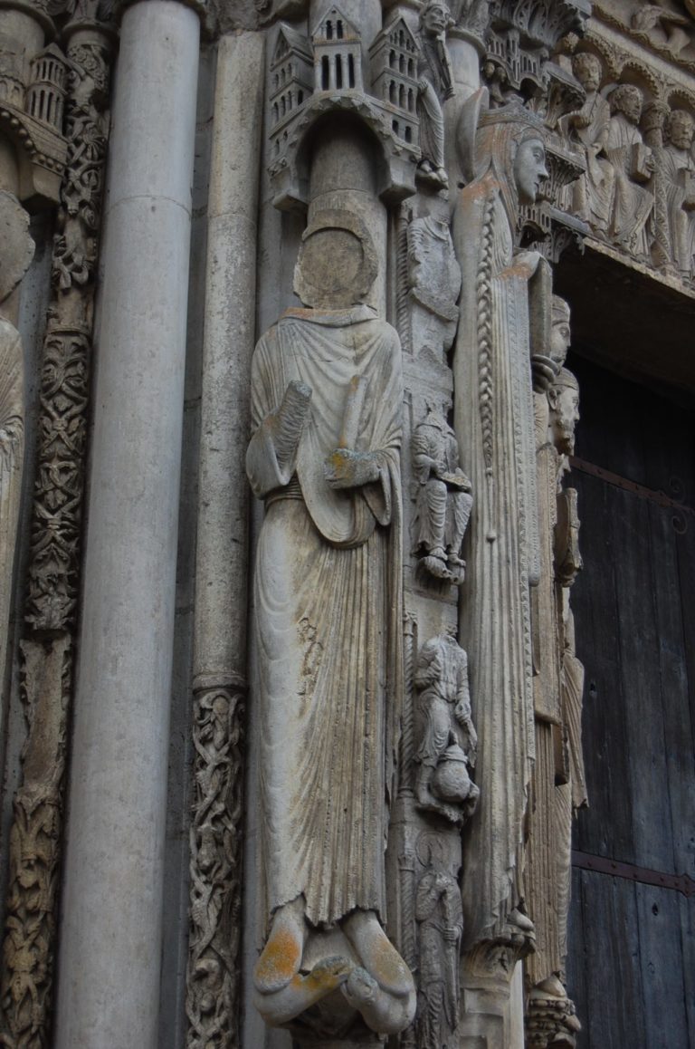 On The Road - MollyS - From Paris to Chartres — the cathedral's exterior 5