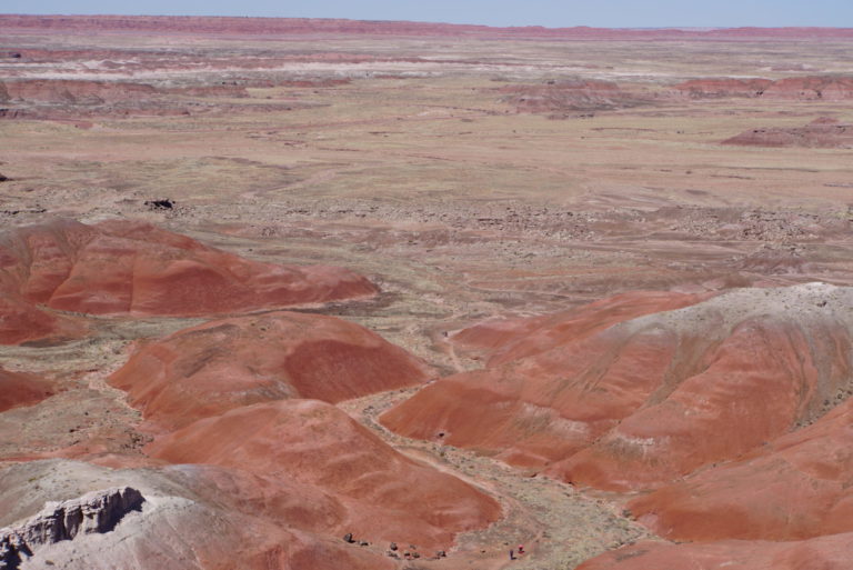 On The Road - frosty - Petrified Forest National Park