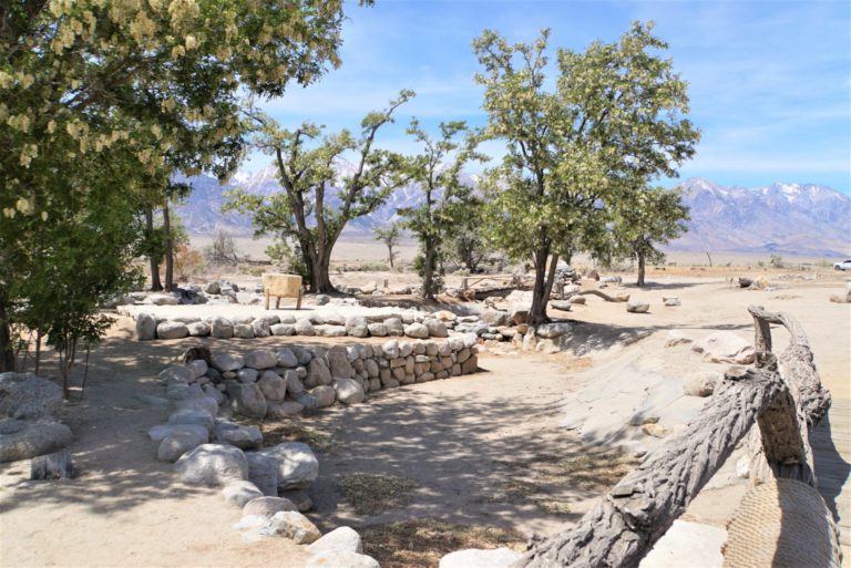 On The Road - frosty - Manzanar National Historic Site