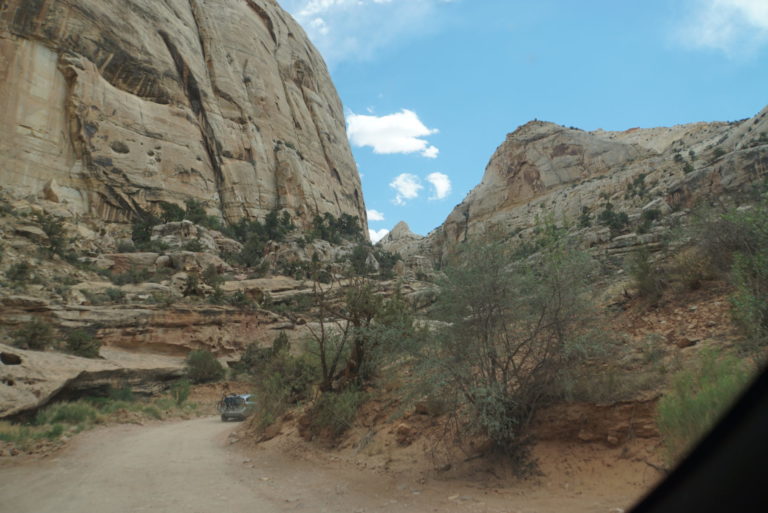 On The Road - frosty - Capitol Reef National Park 1