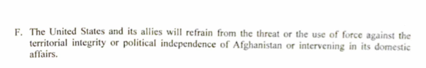 In Case Anyone Was Wondering Why the Taliban Actually Were Able To Retake Afghanistan So Easily, It Is Because the Trump Administration Agreed the US Would Unconditionally Surrender To Them 3