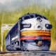 Grumpy Old Railroader - Retirement Job - Landscape Watercolors! 7