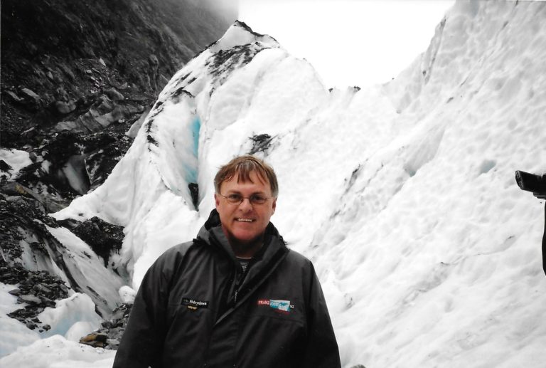On The Road - Paul in St. Augustine - New Zealand South Island, Franz Josef Glacier 1